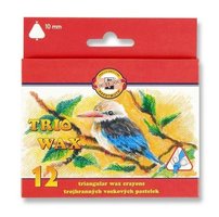 Pastelky 8272/12ks WAX PASTELS voskov trojhrann 10mm