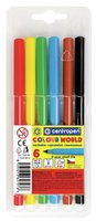 Popisova CENTROPEN COLOUR WORLD 7550/ 6ks/TP obal, sada fix, 2mm, vyprateln