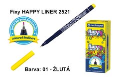 Fixy HAPPY LINER 2521/1 KK, 0,3mm, 01-lut doprodej