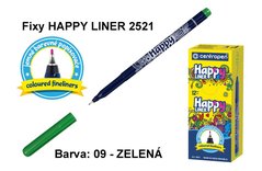 Fixy HAPPY LINER 2521/1 KK, 0,3mm, 09-zelen doprodej