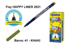 Fixy HAPPY LINER 2521/1 KK, 0,3mm, 41-khaki doprodej