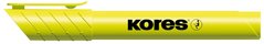 Zvýrazňovač High Liner PLUS, žlutý, 0,5-5mm, KORES 36001
