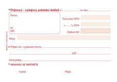 Univerzln pokladn doklad A6 propisujc PT060