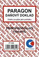 Paragon A7 - daňový doklad, propisující PT009