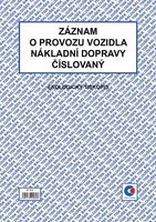 Zznam o provozu vozidla nkladn dopravy stazka A4, ekologick, 1+1 slovan  ET212