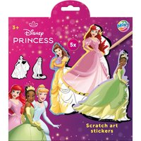 krabac samolepky, 5 ks - Disney princezny   045200