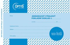 Vdajov doklad A6, jednoduch, 100 list OP1036