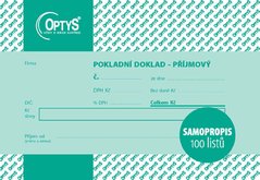 Pjmov doklad s DPH A6, jednoduch, samopropisovac, 100 list OP1068