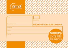 Pjmov doklad A6, samopropisovac, slovan, 3 x 25 list OP1082