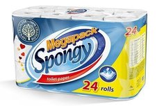 Toaletn papr Spongy Family 150/24/72 bl      2vrst. 100% celulosa