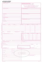 Mezinrodn nkladn list CMR A4, samopropisovac, 5 list OP1197