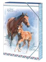 Box na seity &#039;Wild horses&#039; - s gumou A4 Argus     1231-0313