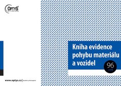 Kniha evidence pohybu materilu A4, 96 list OP1244