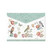 Obal plastov A5 s drukem Butterfly garden - 1647-0410