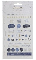 Samolepky FILOFAX Indigo -  náplň Multi, A5/osobní 132761