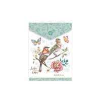Plastov oblka s drukem A6 Butterfly garden  1644-0410