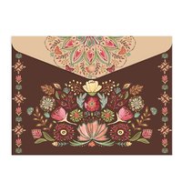 Plastov oblka s drukem A4 Floral scape  - 1650-0389