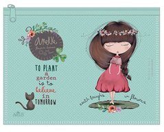 Obal plastov A5 se zipem 1652 mix