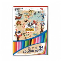 Barevn papr A4, 24 list-13barev, 150g/m2      1703-0363