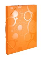 Krabice A4 s gumou NEO COLORI oranžová     2-945