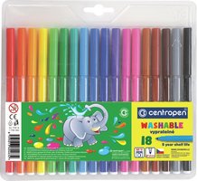 Popisovae CENTROPEN Vyprateln 7790/18ks/TP obal, sada fix, 1mm