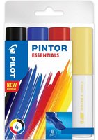 Sada popisovačů PILOT Pintor Essentials - B hrot 8 mm, 4ks 4078/S4-ESSENTIALS