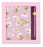 Drkov set FLOWER - zpisnk A6 s perem      3592002, 3592001