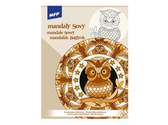 Omalovnky antistresov Mandaly Sovy - 210x276mm/24s     5301071