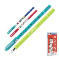 Pero kulikov gumovac M&amp;G iErase So Many Cats Pencil 0,5 mm, modr    5309B