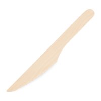 Nůž příborový ze dřeva 16cm 100ks 66738