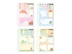 Bloek samolepic capybara se spirlou set 105x145mm 7501644
