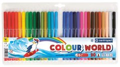 Popisova CENTROPEN COLOUR WORLD 7550/30ks/TP obal, sada fix, 1mm, vyprateln