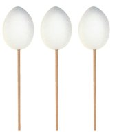 Vajíčka z buničiny k nazdobení zápich 6 cm+ špejle, 12 ks v sáčku    8184