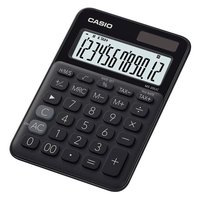 Kalkulaka CASIO MS 20 UC BK, ern, dvanctimstn, duln napjen