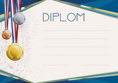 Diplom A4 Medaile