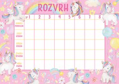 Rozvrh hodin Jednoroci