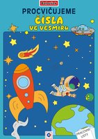 Omalovánka A4 - Procvičujeme čísla - Ve vesmíru