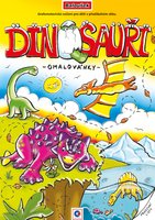 Omalovnka A4 - Grafomotorick - Dinosaui