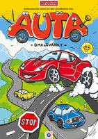 Omalovnka A4 - Grafomotorick - Auta