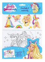 BARBIE DREAMTOPIA  Magnetky, omalovnky, samolepky    K-CA-0801-co
