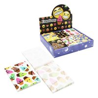 Blok trhací s potiskem 59x83 mm, 40l. - Emoticons  24528