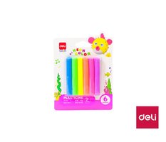 Plastelína měkká 6 barev NEON DELI EH713