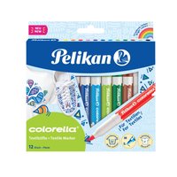 Fixy Colorella PELIKAN - Na textil /12 barev                00814584