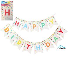 Girlanda 3,5m HAPPY BIRTHDAY