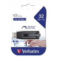 Verbatim USB flash disk, USB 3.0, 32GB, V3, Store N Go, ern, 49173, USB A, s vsuvnm ko