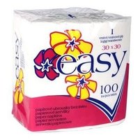 Ubrousky 33x33cm, bl, (100ks/36bl) EASY