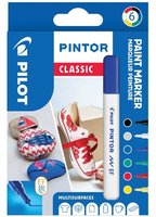 Sada popisovačů PILOT Pintor Classic - EF hrot 0,7mm, 6ks 4077/S6-CLASSIC