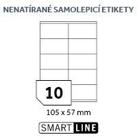Etikety Print Emy 105x57mm, bl, 10ks/arch, 100 arch, samolepc