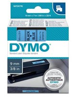 DYMO originální páska do tiskárny štítků, Dymo, 40916, S0720710, černý tisk/modrý podklad,