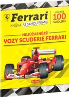 Kniha samolepek FERRARI vozy Scuderie  lut K-FP-0201